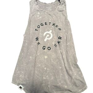Peloton Women's Grey Tank Top Shirt Size M